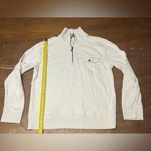 Banana Republic Women’s 3/4 Zip Long Sleeve Sweater - Beige - Size Medium!